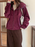Fleece Sports Designed Hoodie