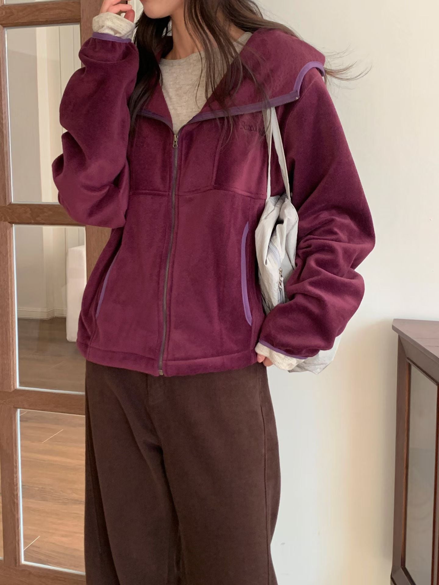 Fleece Sports Designed Hoodie