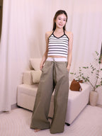 Low Waist Lace Cargo Pants