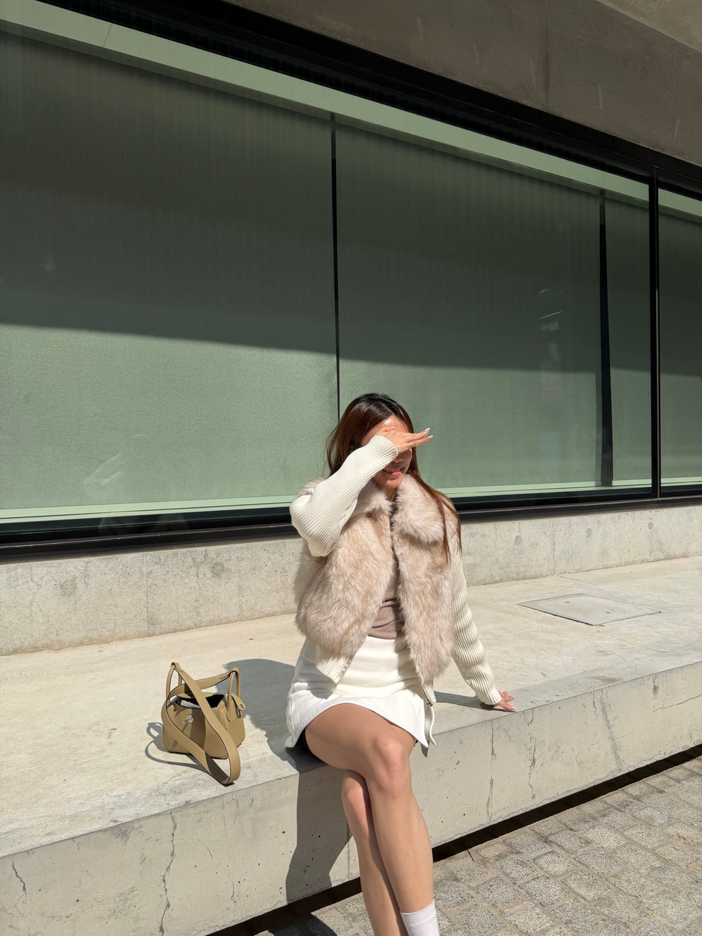 Fluffy Fur Jacket (removable sleeves)