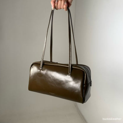 Real Leather Box Bag 大號
