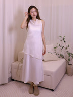 Silk & Chiffon Grand Maxi Dress