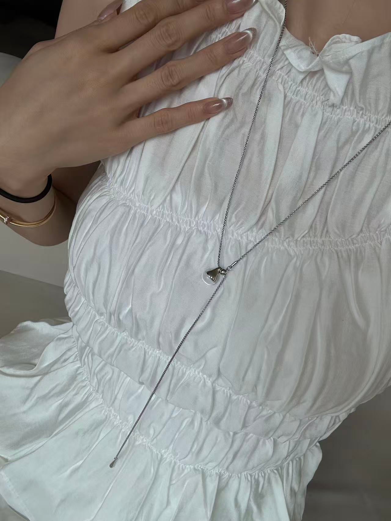 Water Drop Long Necklace