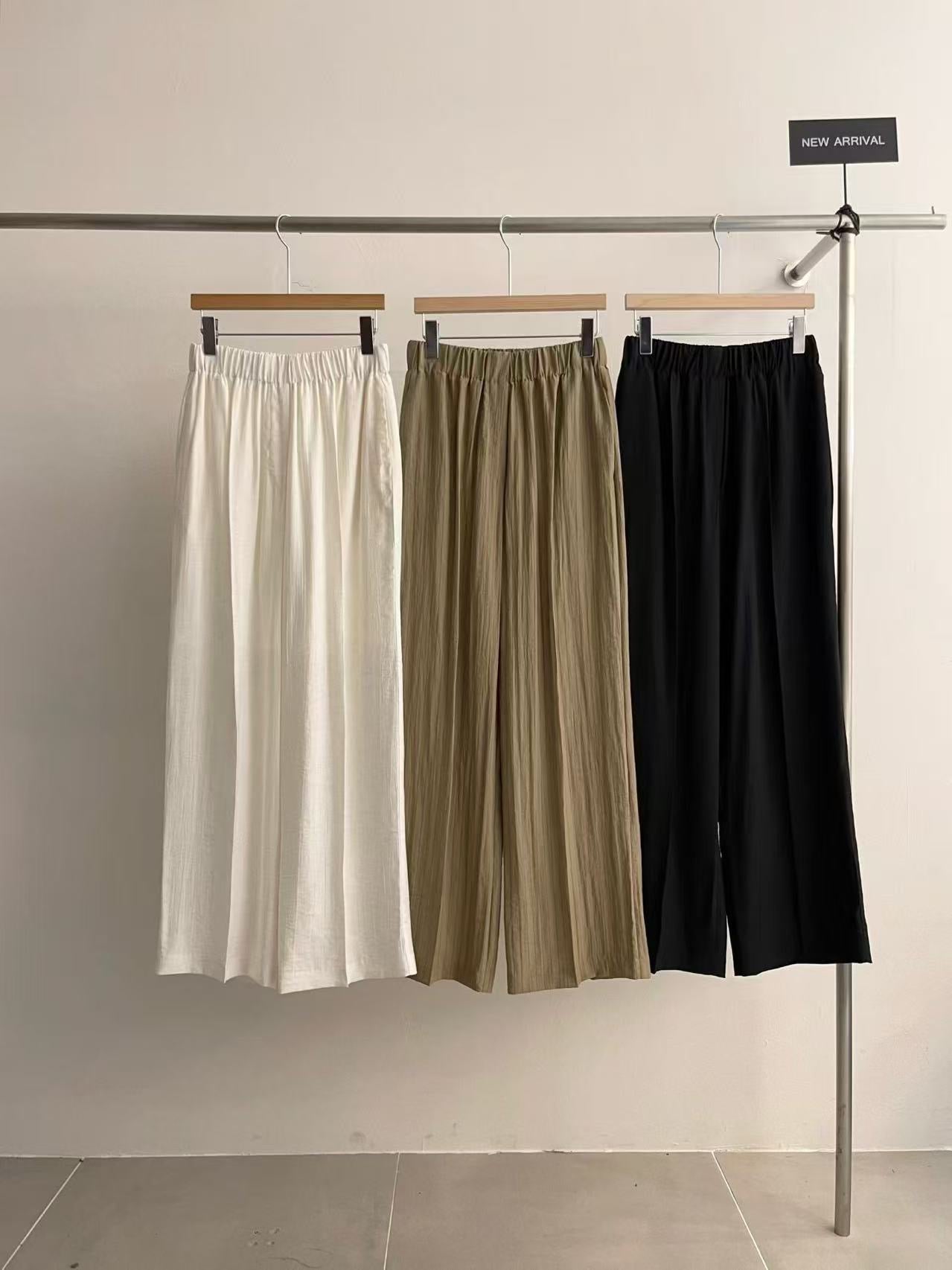 Linen Straight Leg Pants