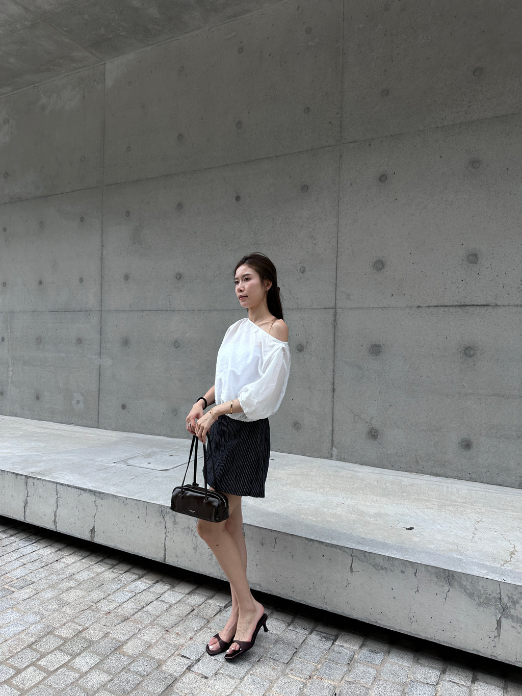 Striped Linen Skirt