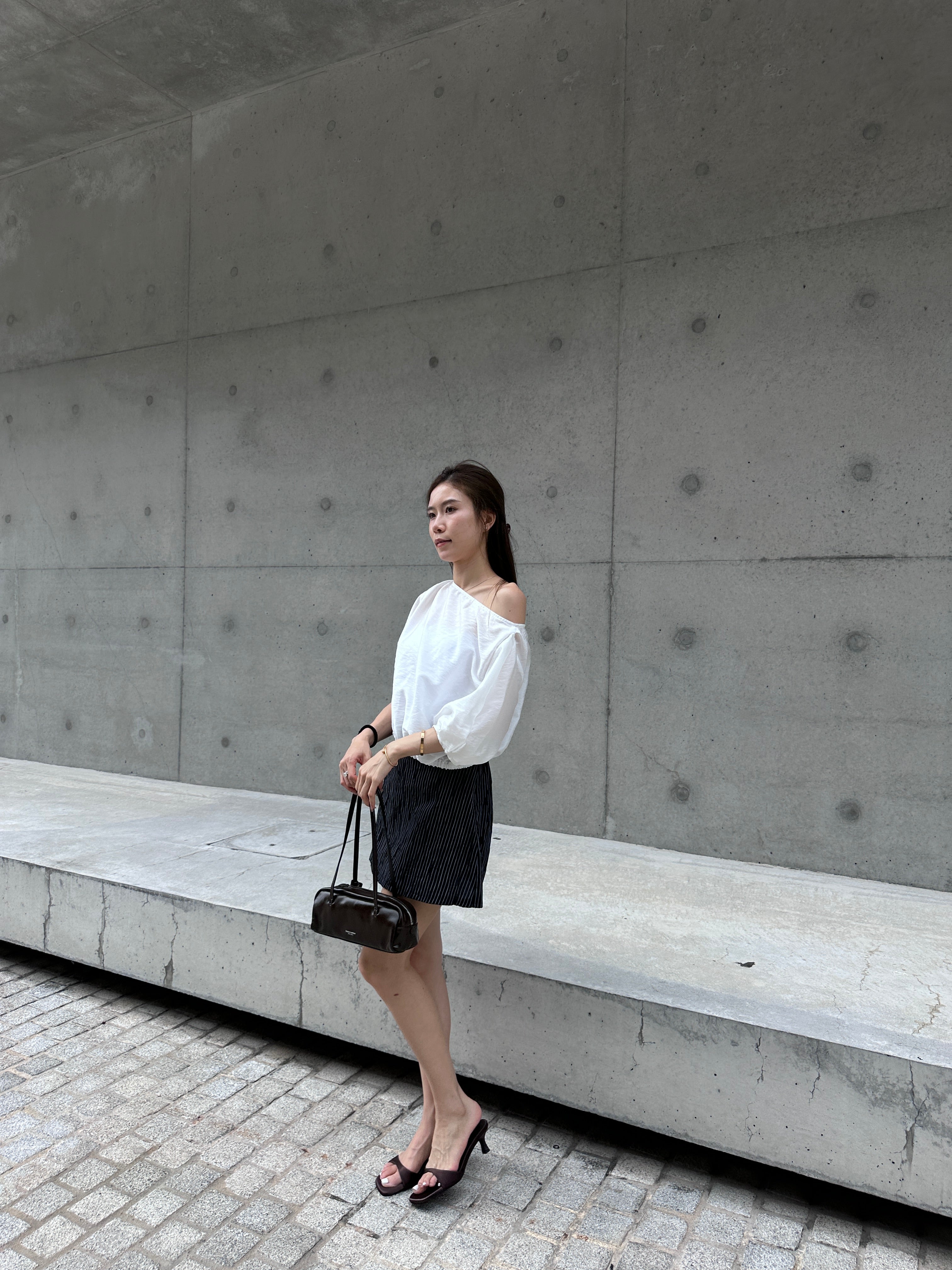 Striped Linen Skirt