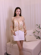 Summer Flowery Shirt Top