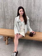 Big Neck Knitted Jacket