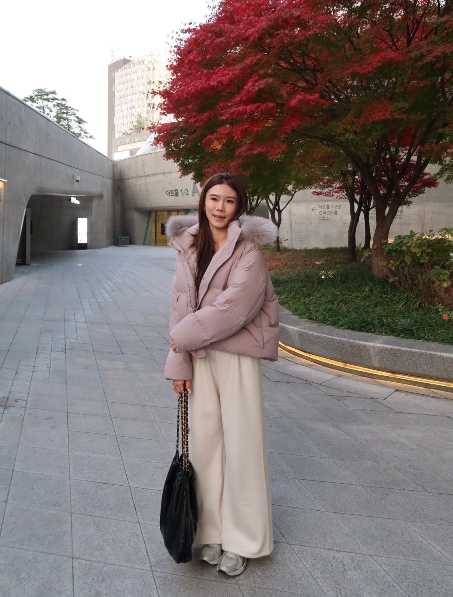 Dusty Pink Down Jacket