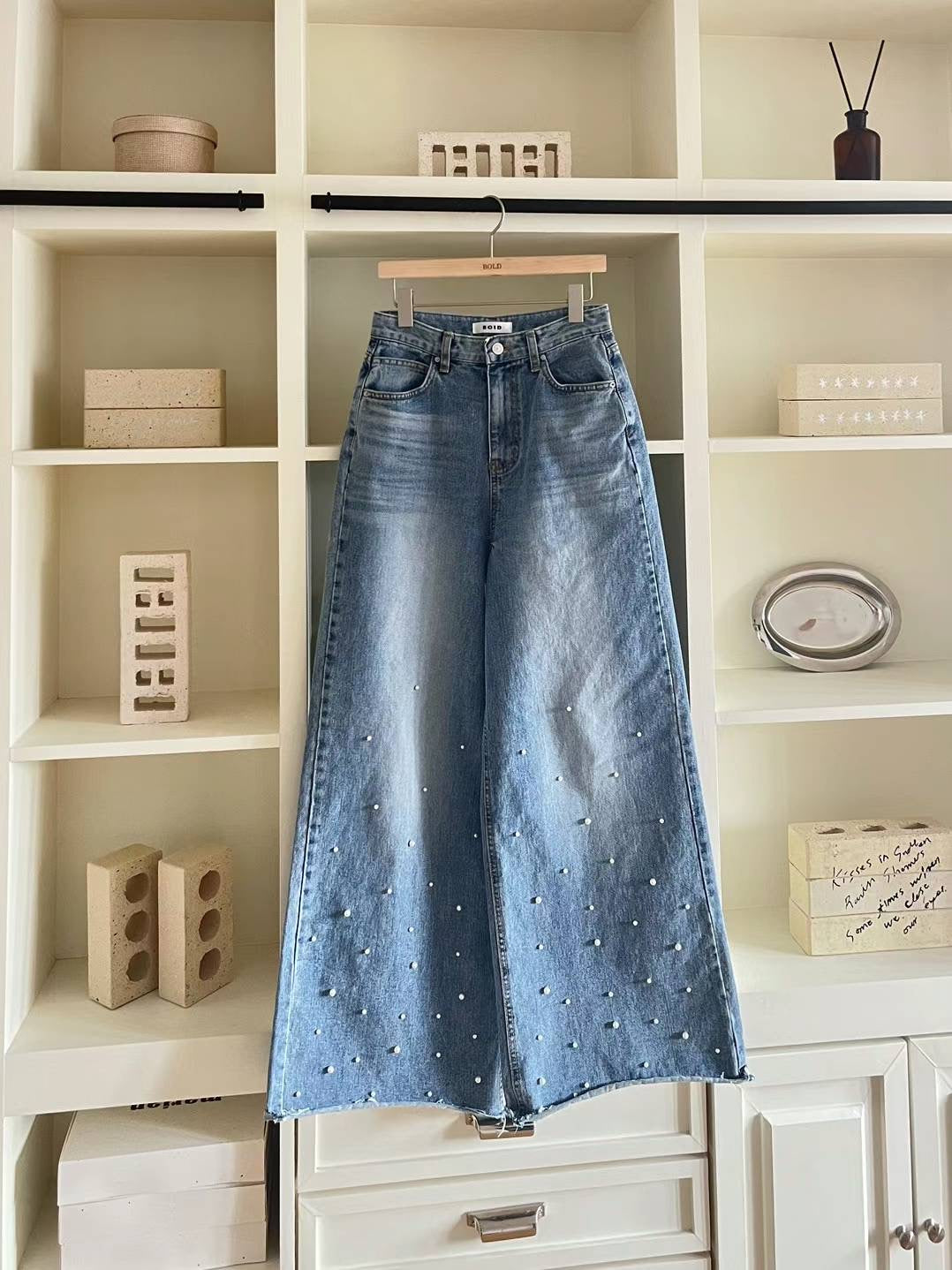 Pearl High Waist Denim Jeans