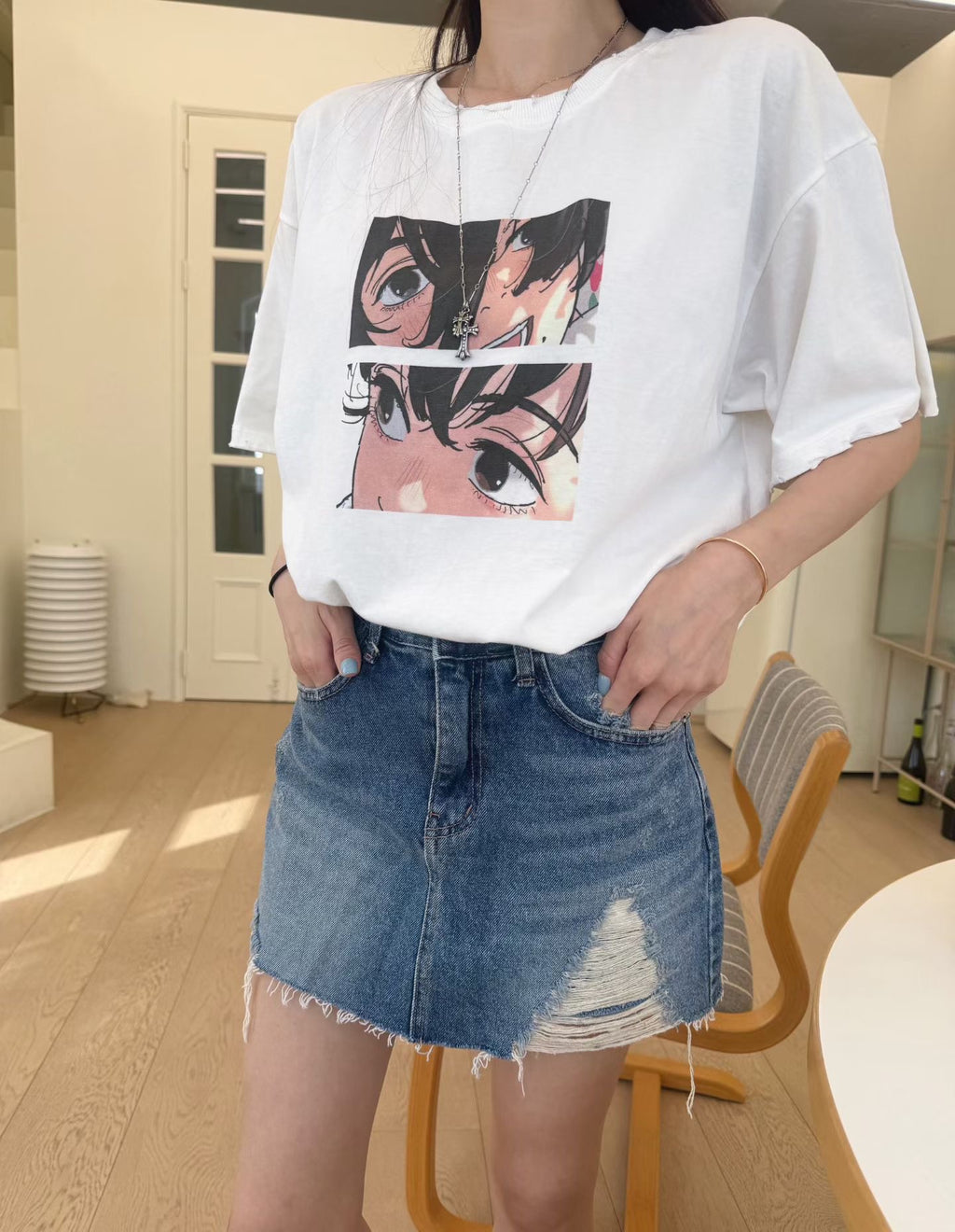 Denim Skirt Shorts