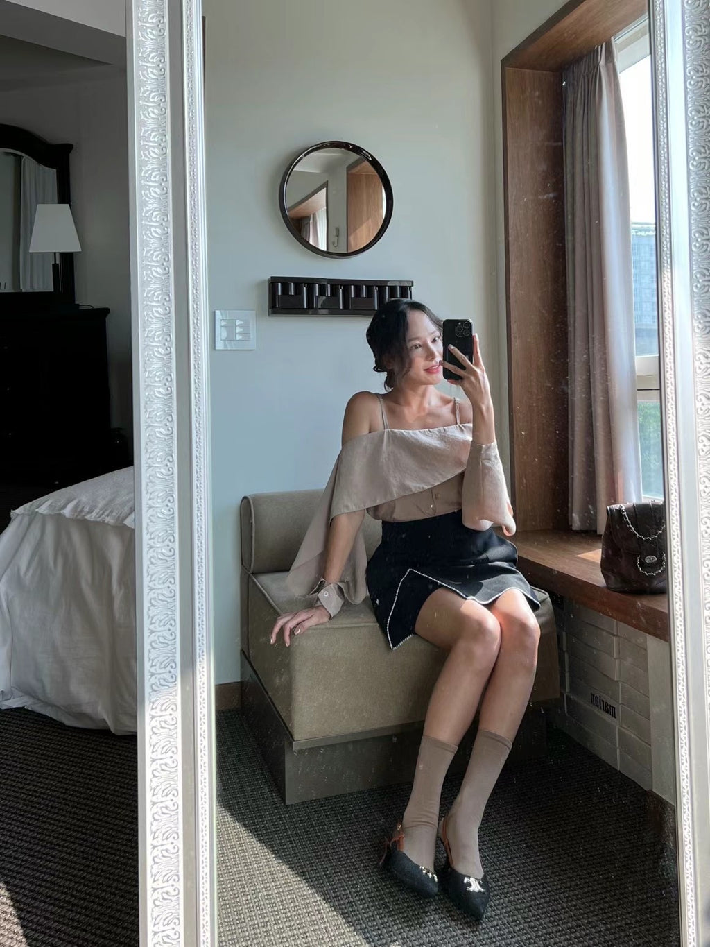 Lace V Skirt Shorts