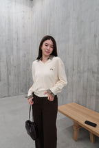 Removable V Neck Sweatshirt