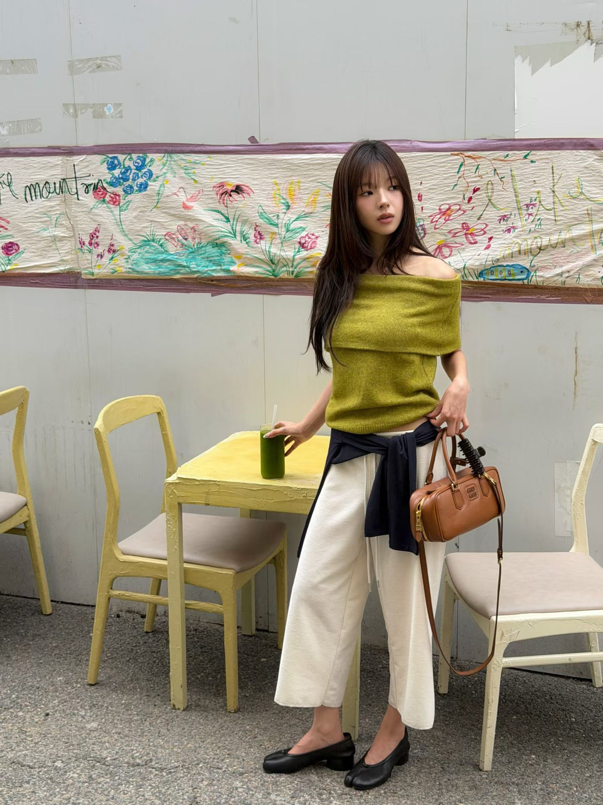 Velvet Thin Mid Length Pants