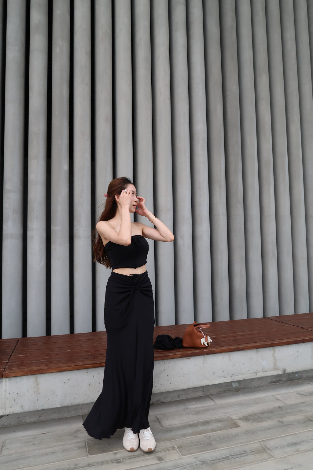 Off Shoulder Cotton 3 Set