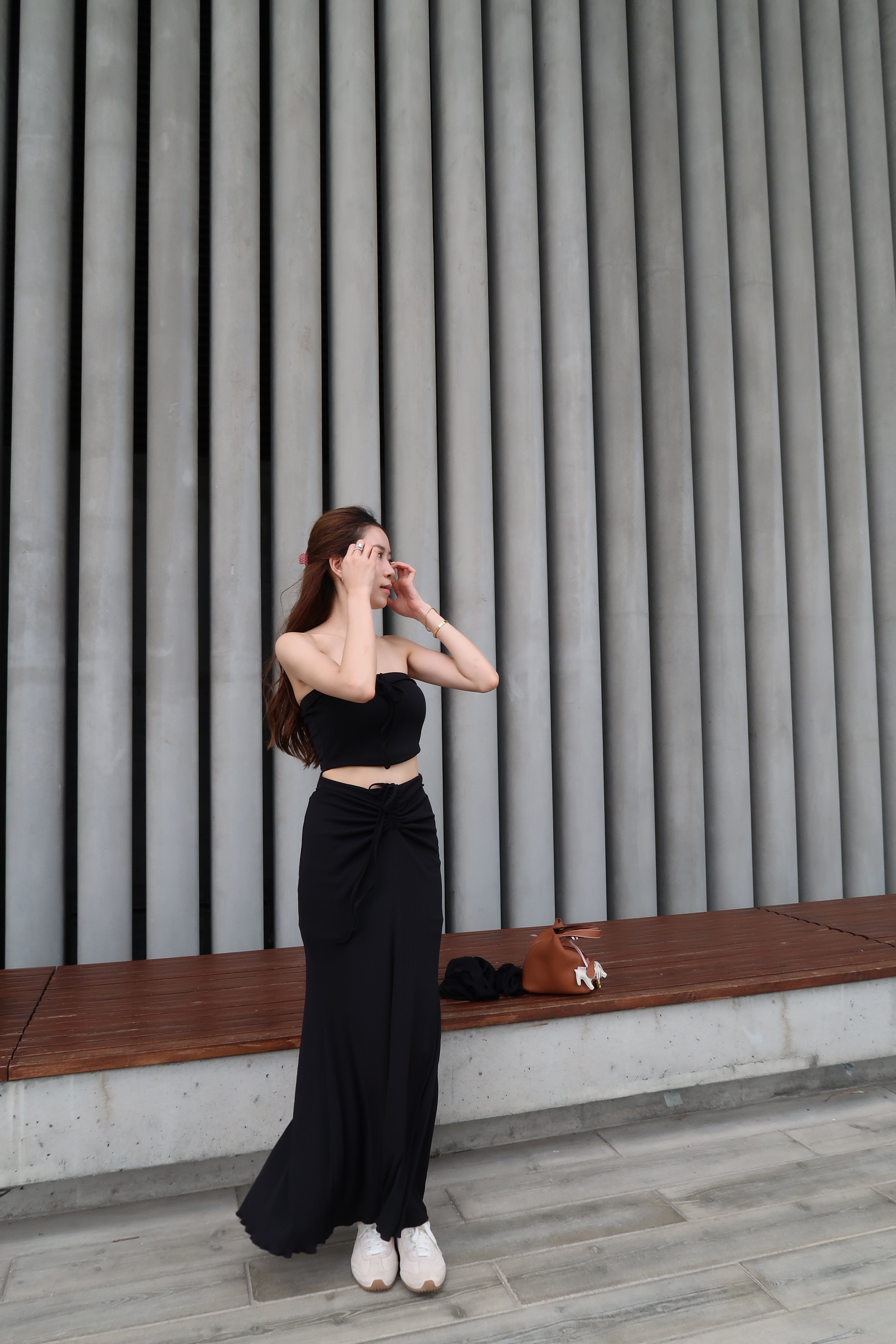 Off Shoulder Cotton 3 Set