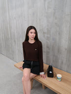 Cotton Thin Lined Long Sleeves Top
