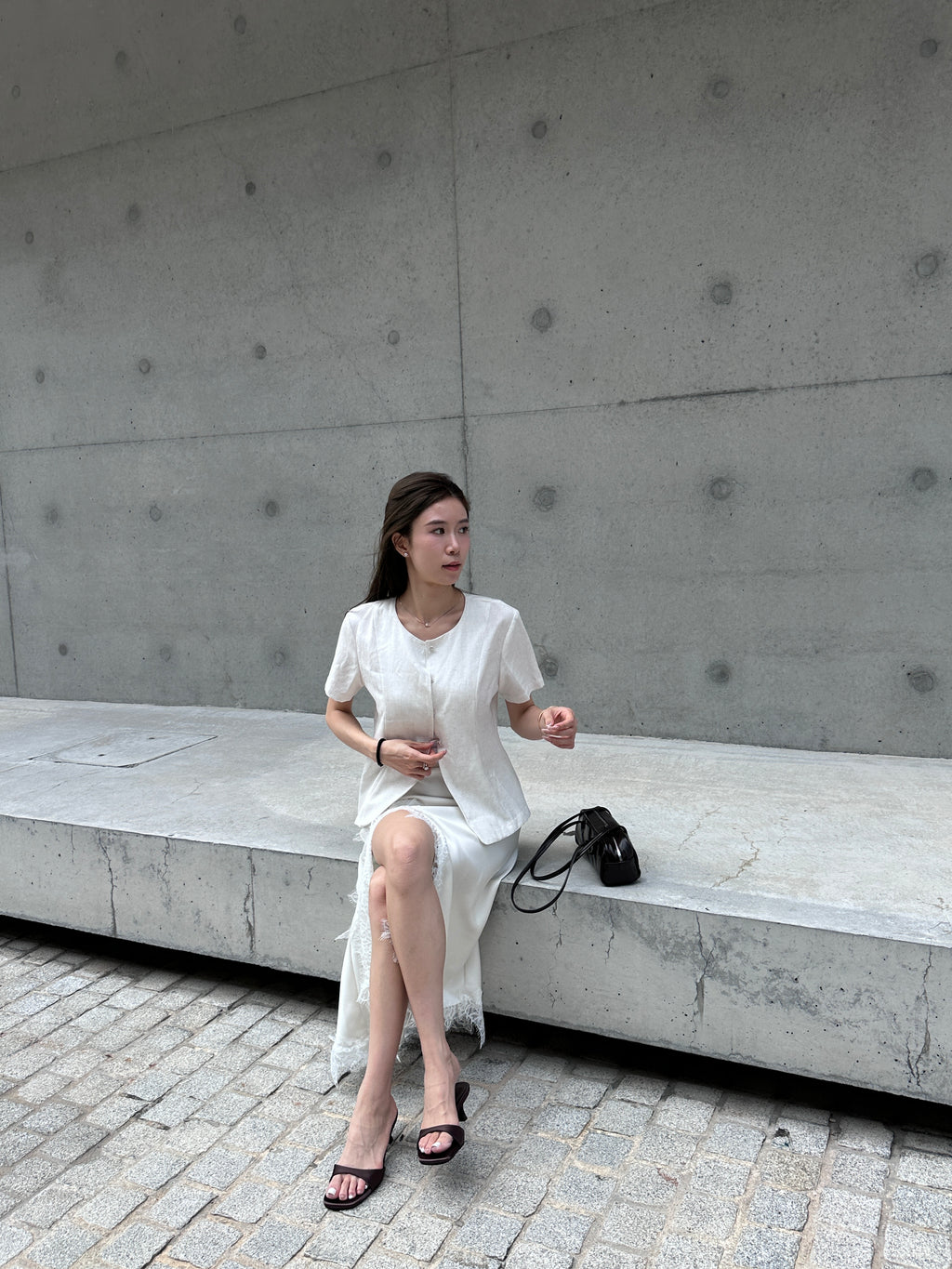 Slim Cut Chiffon Top