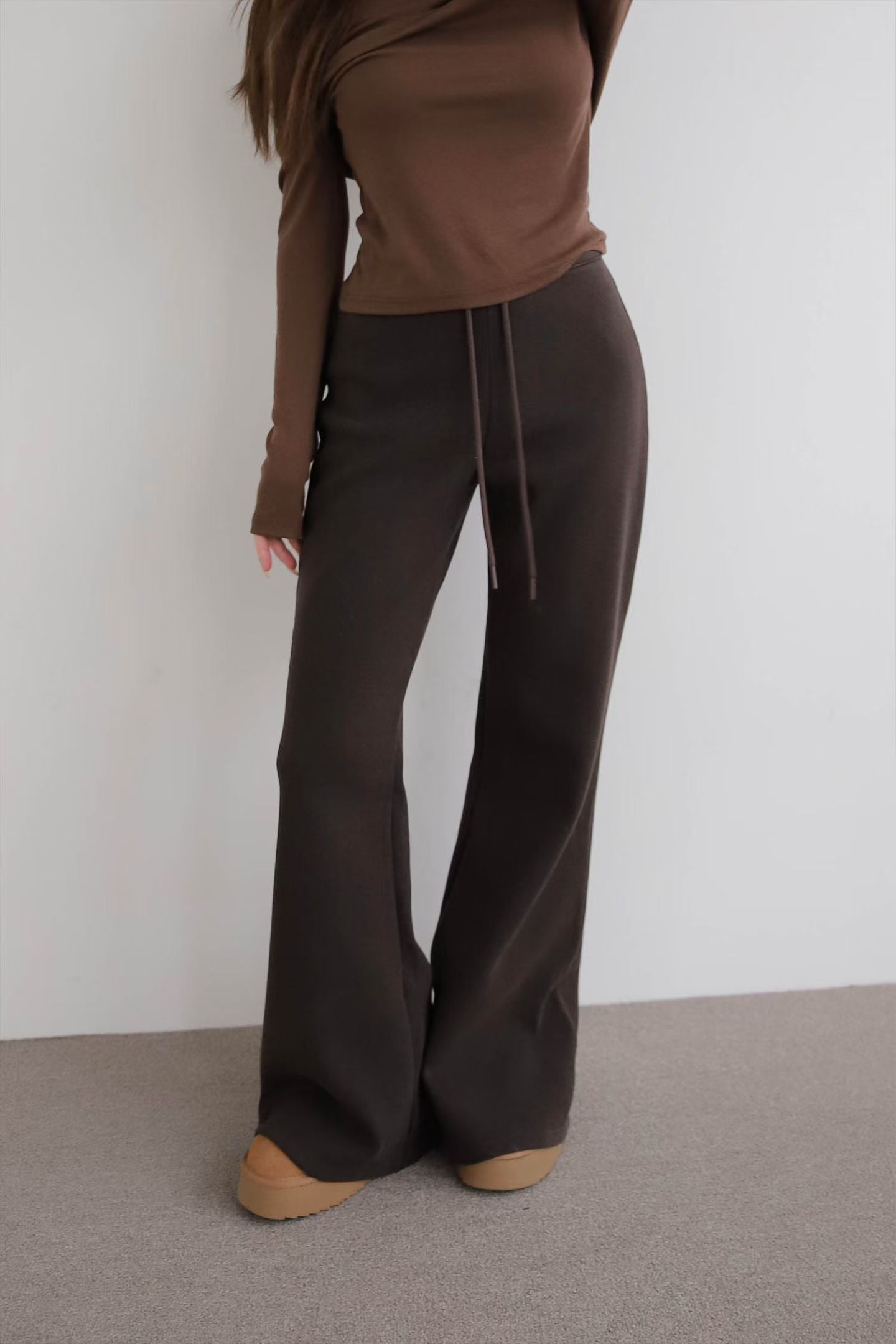 Cotton Flare Pants （有毛底）