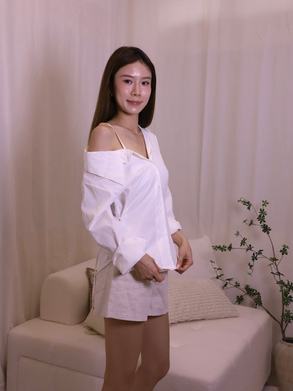 One Side Tied Both Side Shirt