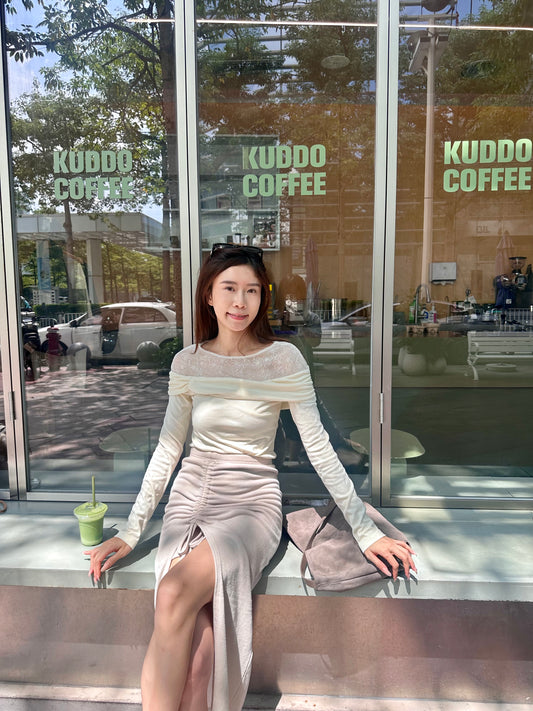 Flexible Slit Maxi Skirt
