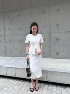Slim Cut Chiffon Top