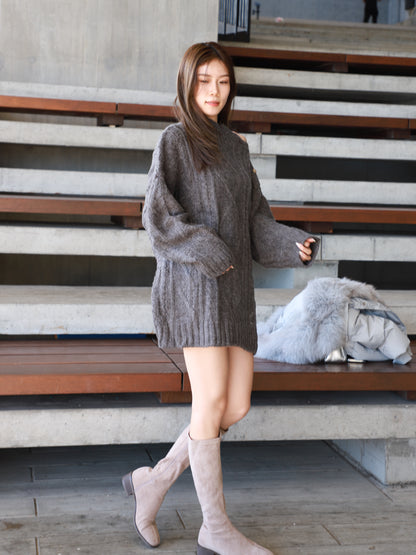 Big Button Oversized Sweater