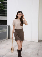 Velvet Skirt Shorts