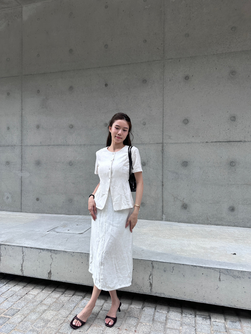 Slim Cut Chiffon Top