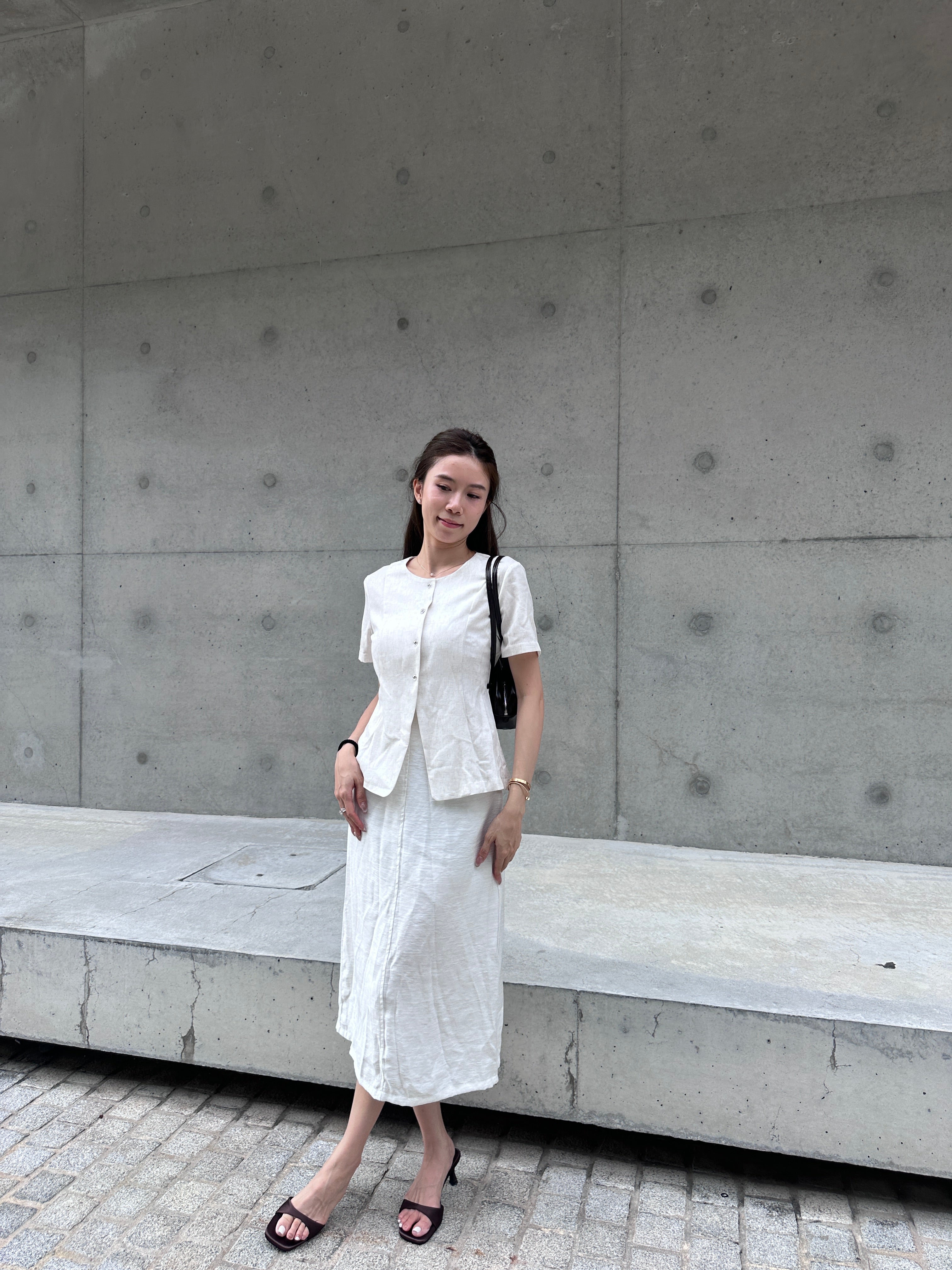 Slim Cut Chiffon Top