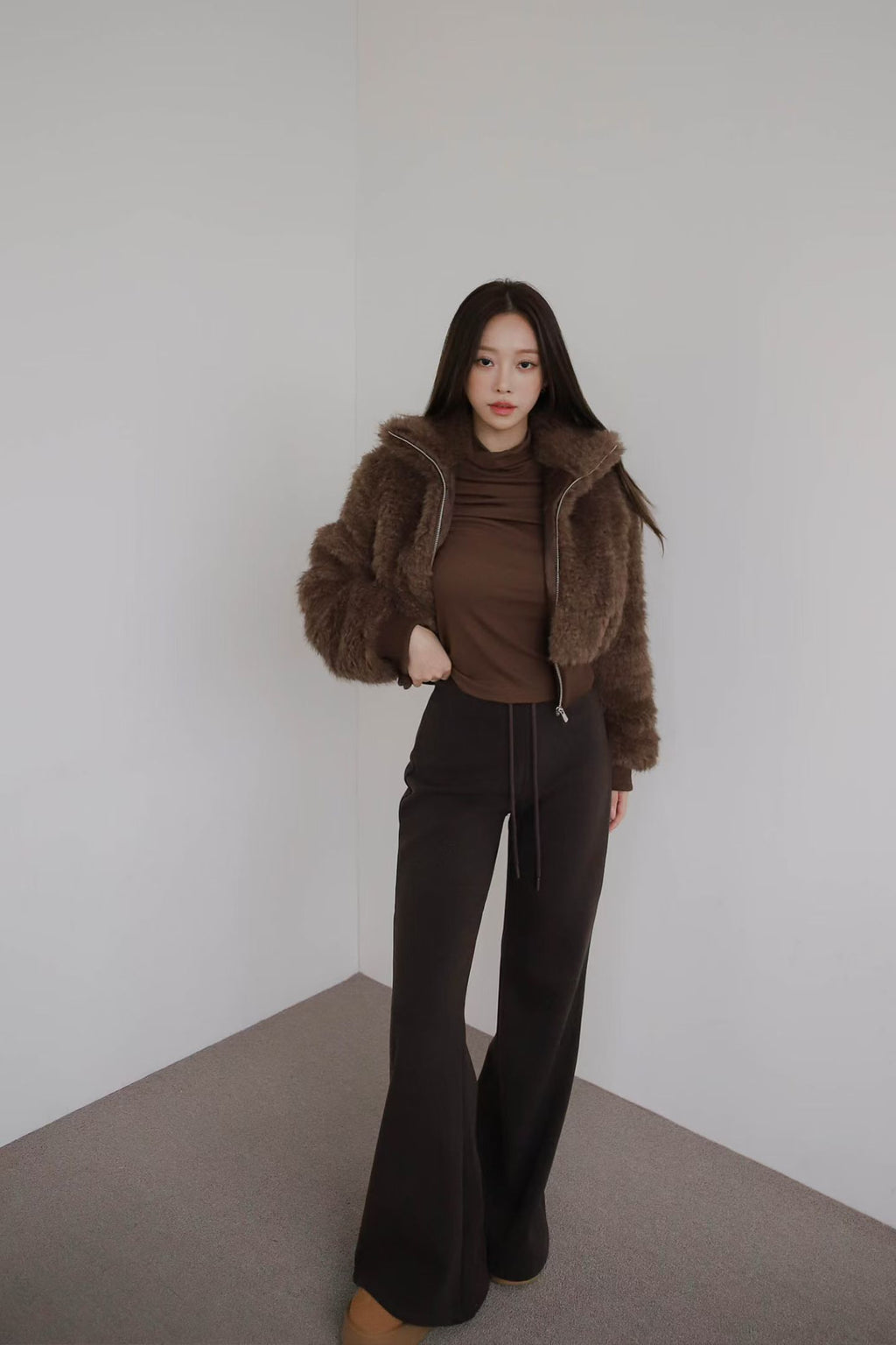 Cotton Flare Pants （有毛底）