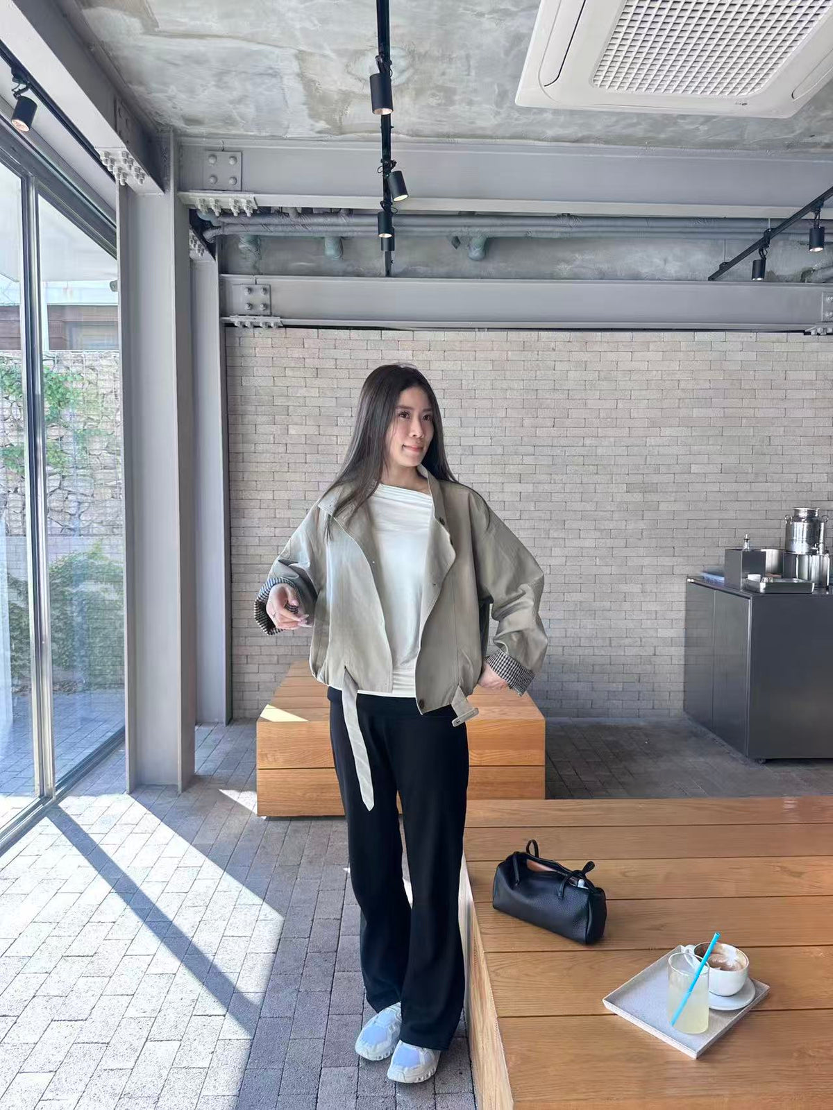 Cropped Trench Jacket