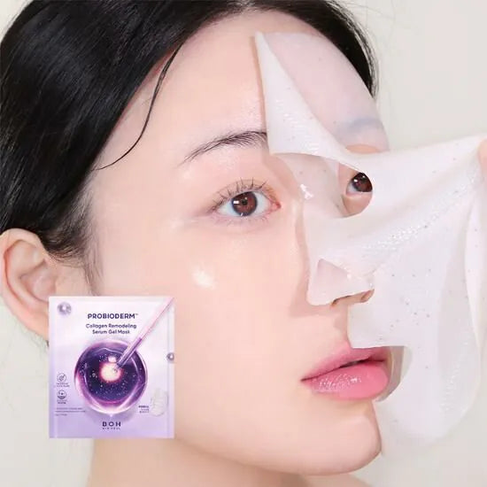 【買5送1】速救鬆弛下垂毛孔～BIOHEAL BOH Probioderm Collagen Remodeling Serum Gel Mask