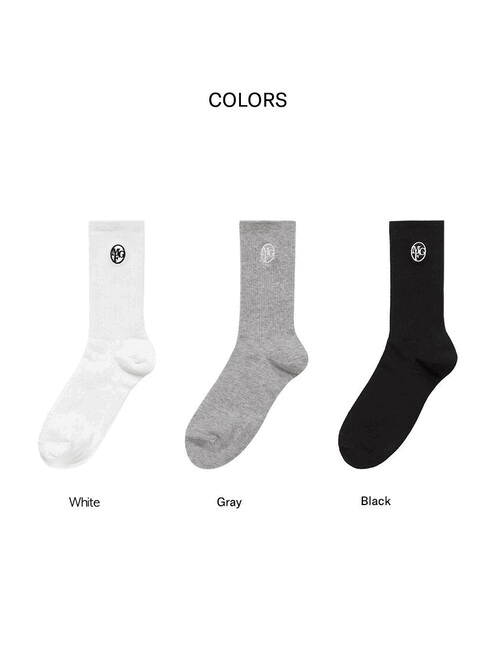 MARITHE FRANCOIS GIRBAUD - 3PACK EMBROIDERY SOCKS [3 colors]