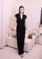 Cotton Button Up Jumpsuit