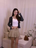 Linen Striped Cardigan