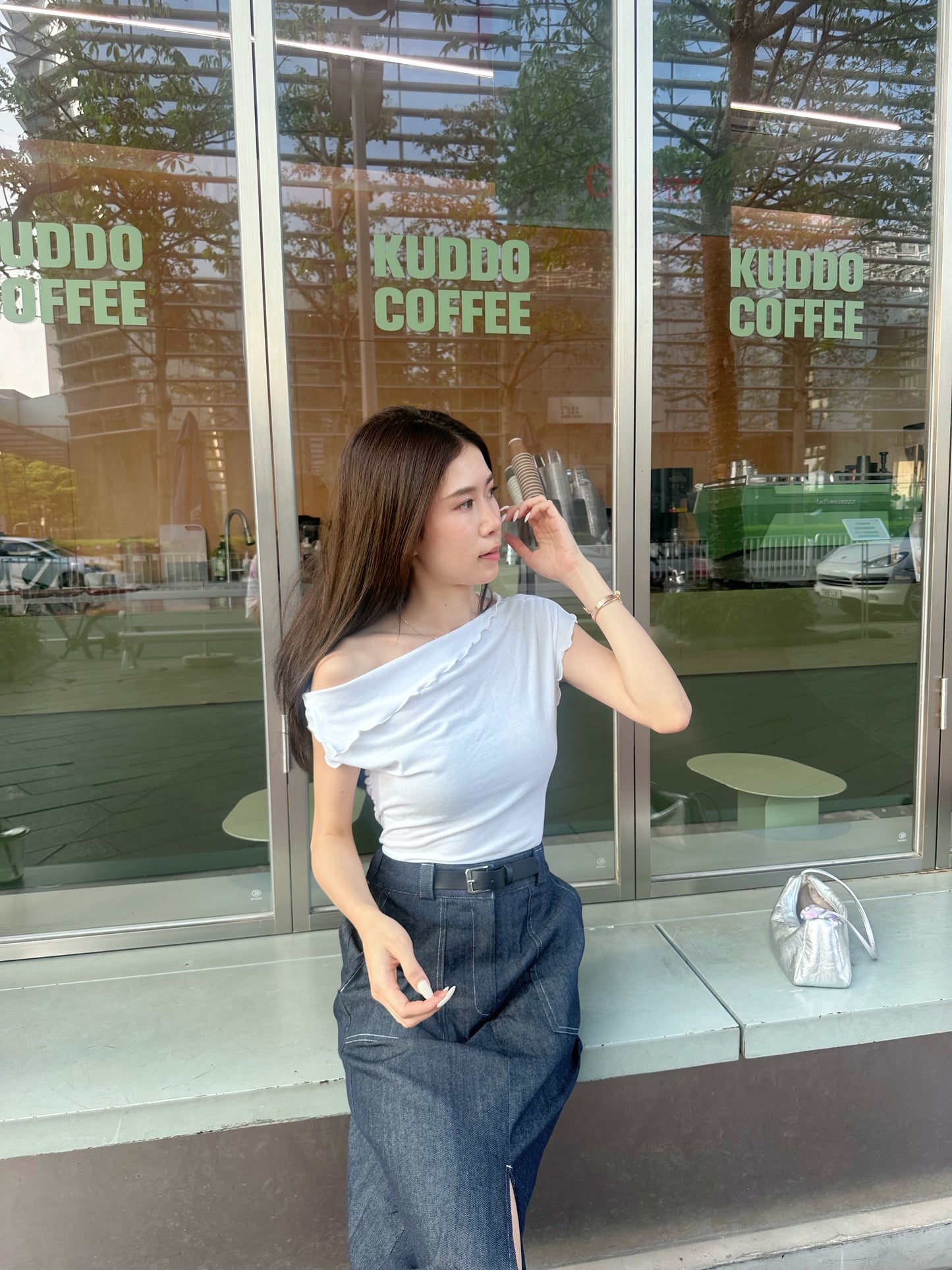 Slash Cotton T Top