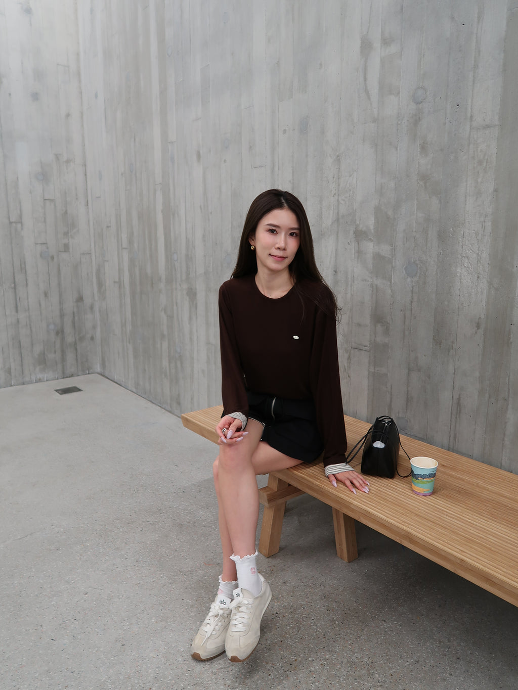 Cotton Thin Lined Long Sleeves Top