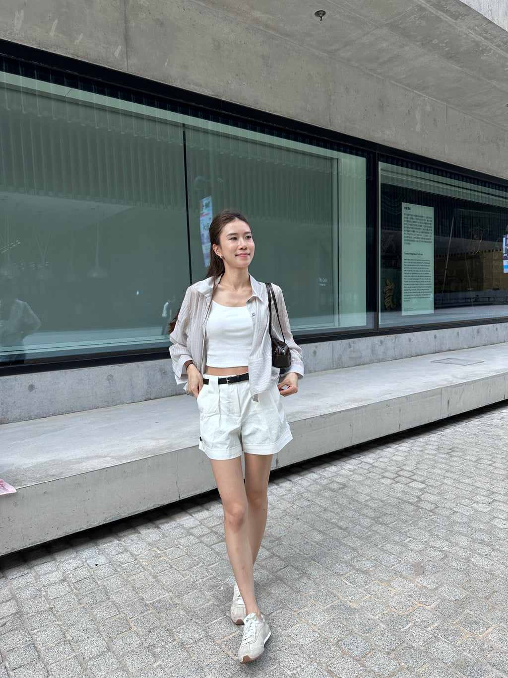 Cropped Striped Shirt