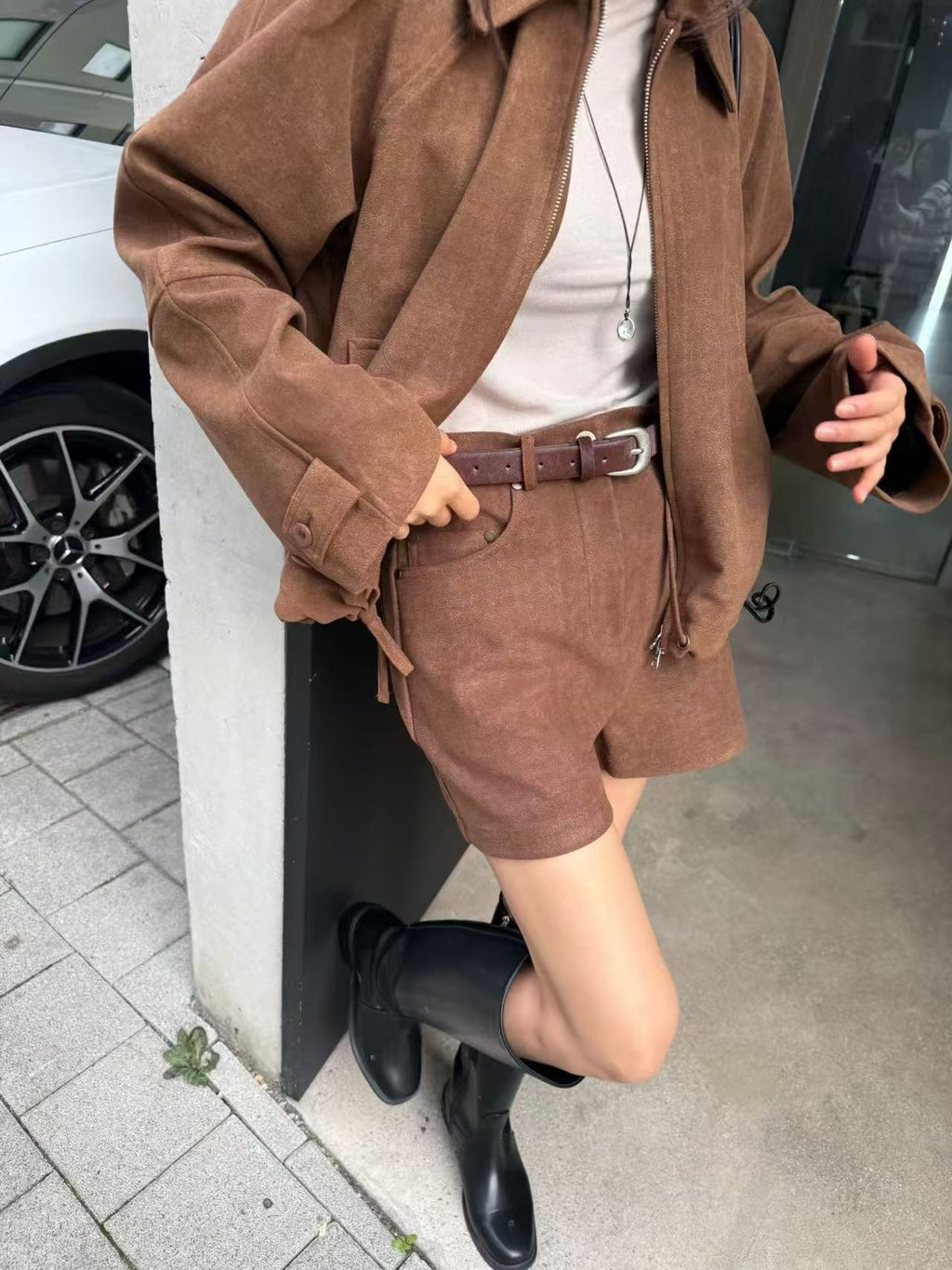 Collar Short Jacket