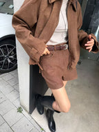 Collar Short Jacket