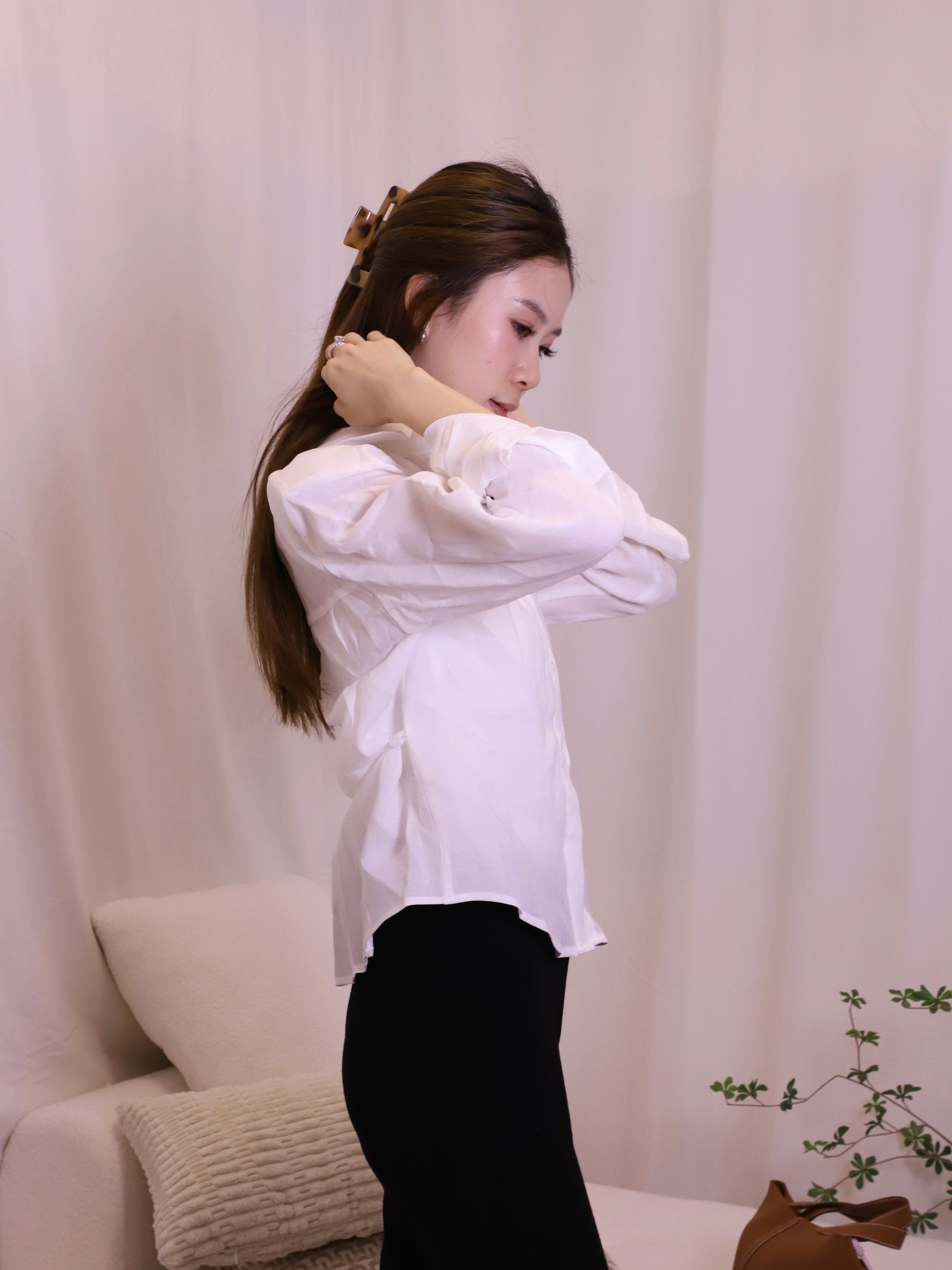 Linen High Premium Shirt Top