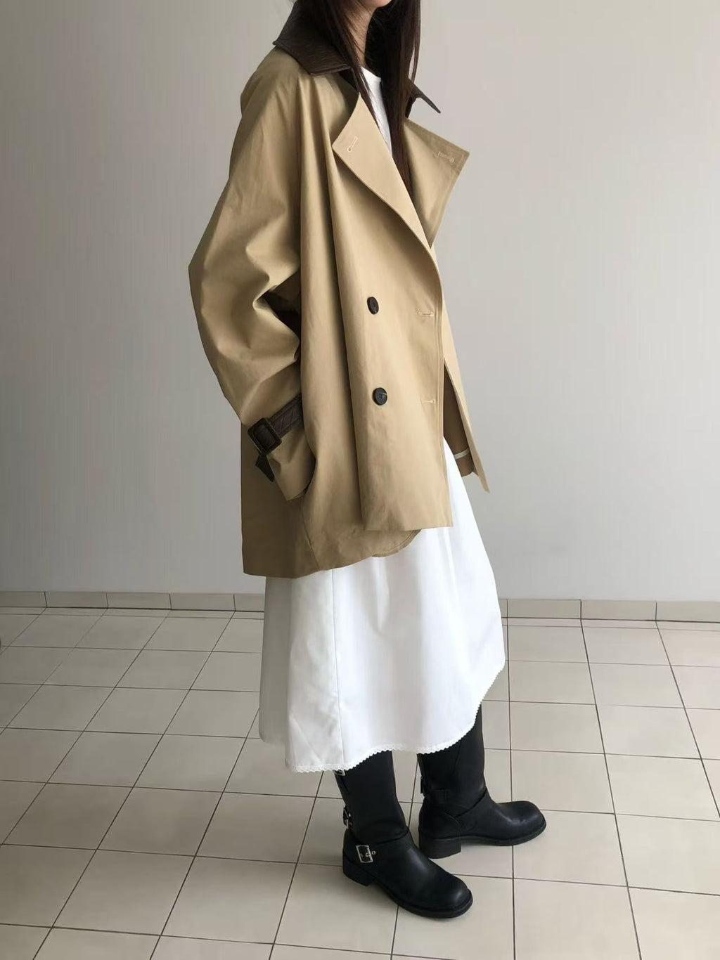 Double Breasted Loose Jacket