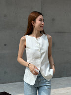 French Style Slim Vest