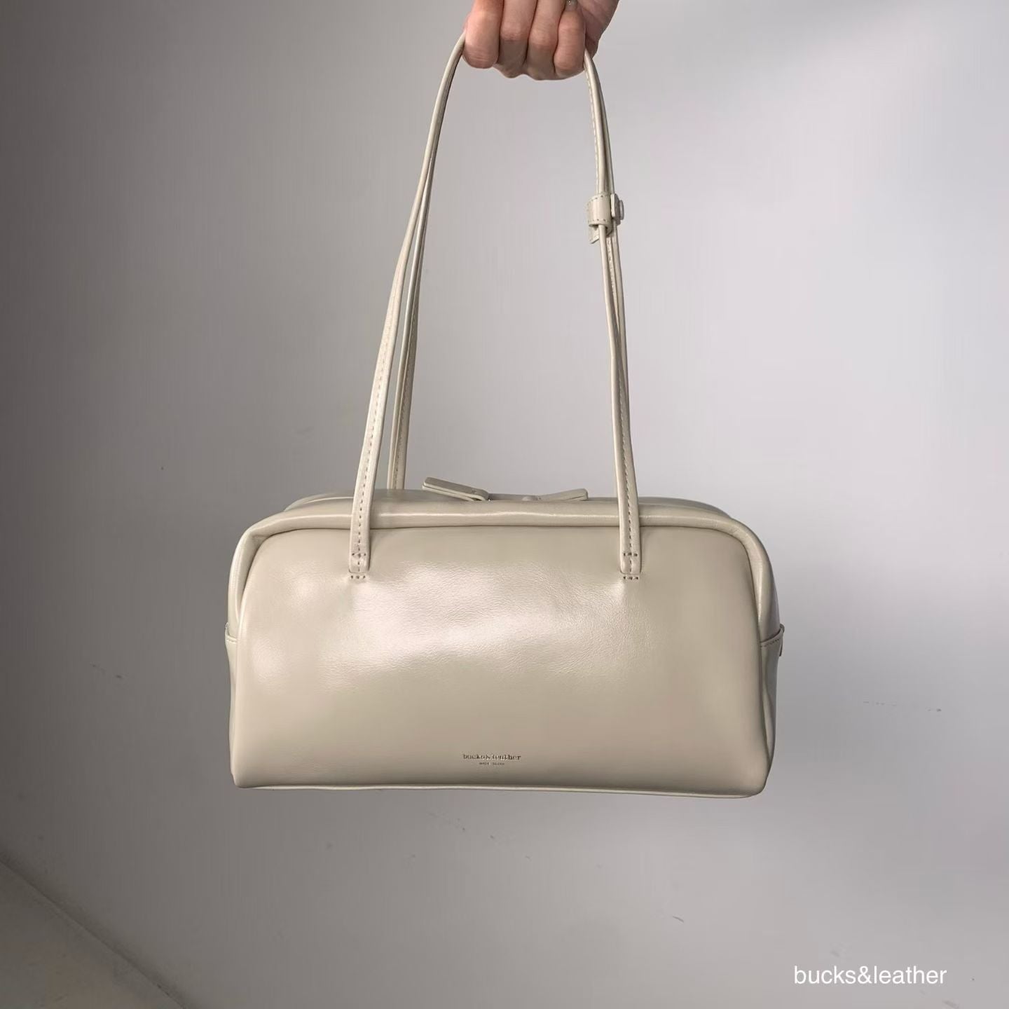 Real Leather Box Bag 大號