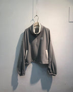 Collar Zipped Fleece Sweatshirt