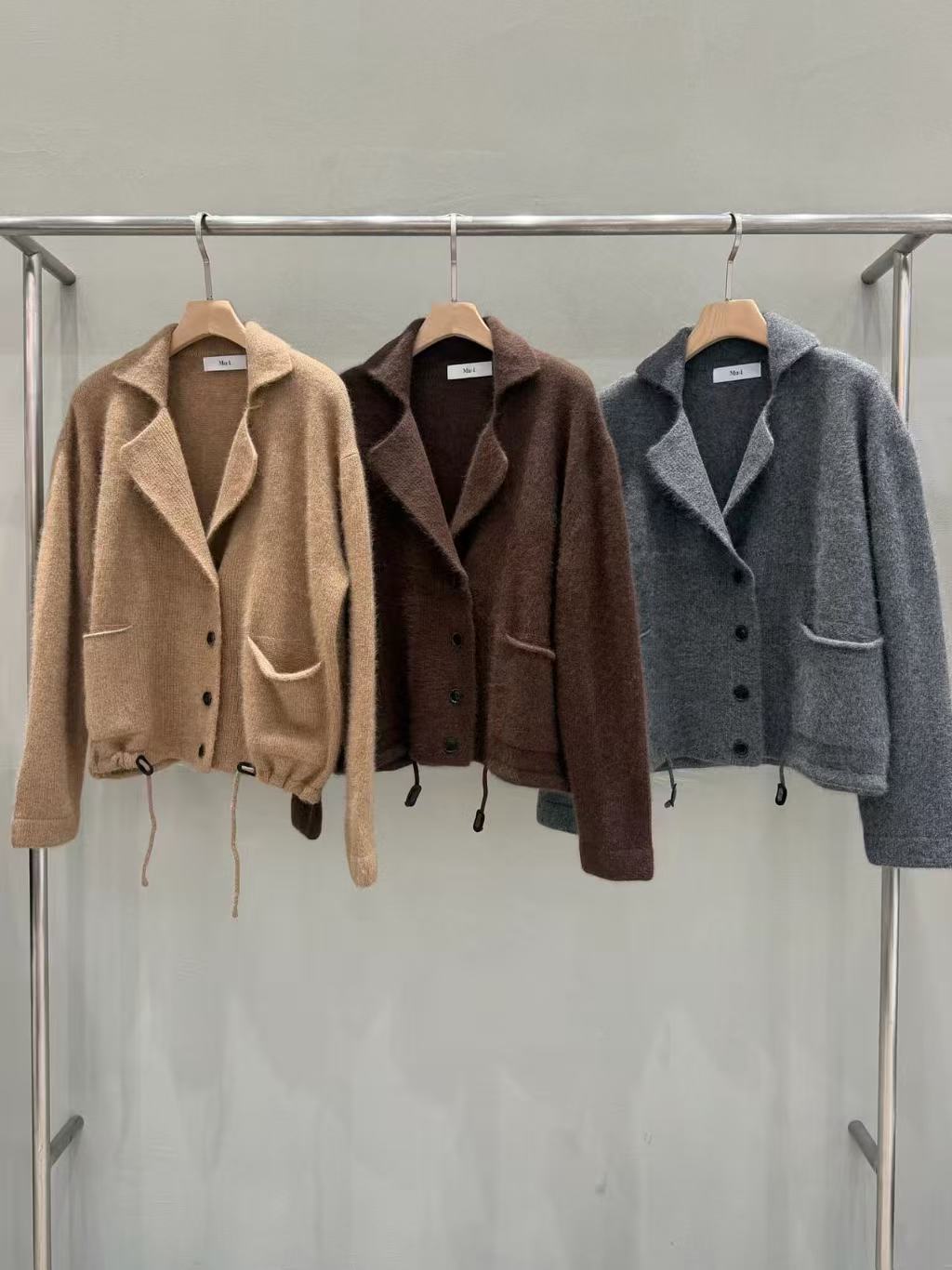 Lapel Knit Jacket