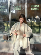 Doubled Wool Mid Length Jacket