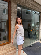 Knitted Tied Both Side Tank