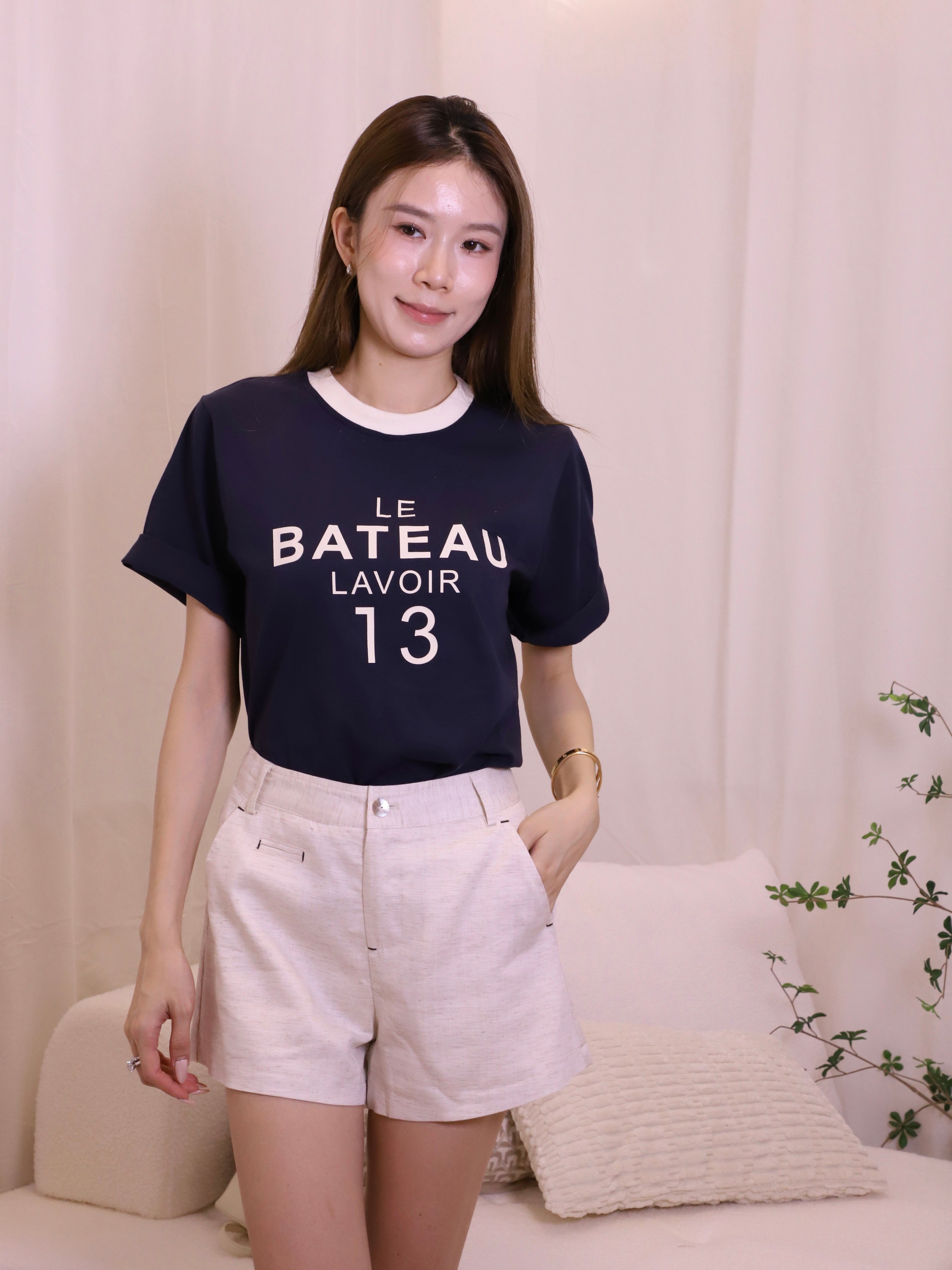 Bateau Cotton T Top